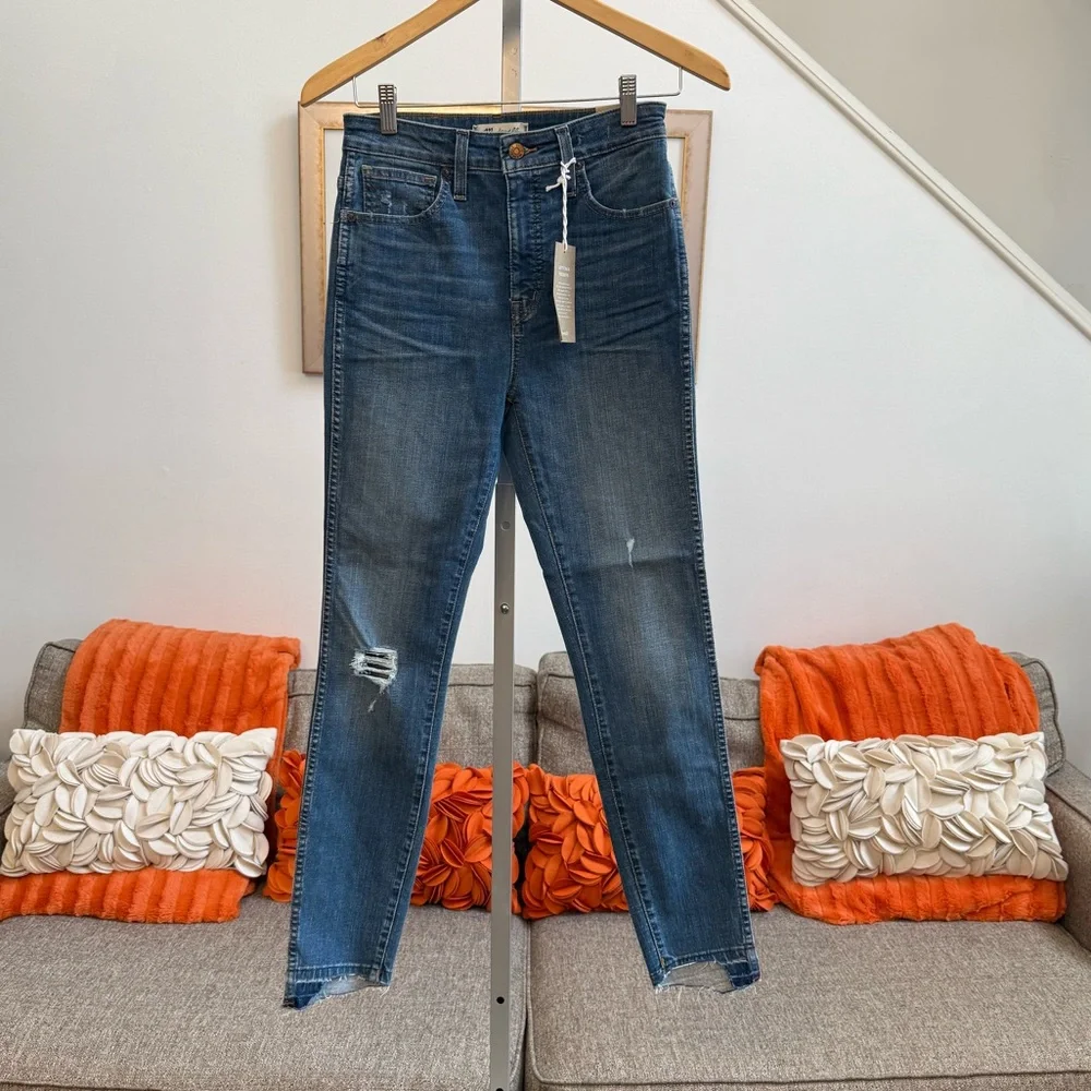 ❣️🆕Madewell Curvy High-Rise Skinny Jeans: Drop Step-Hem Edition❣️